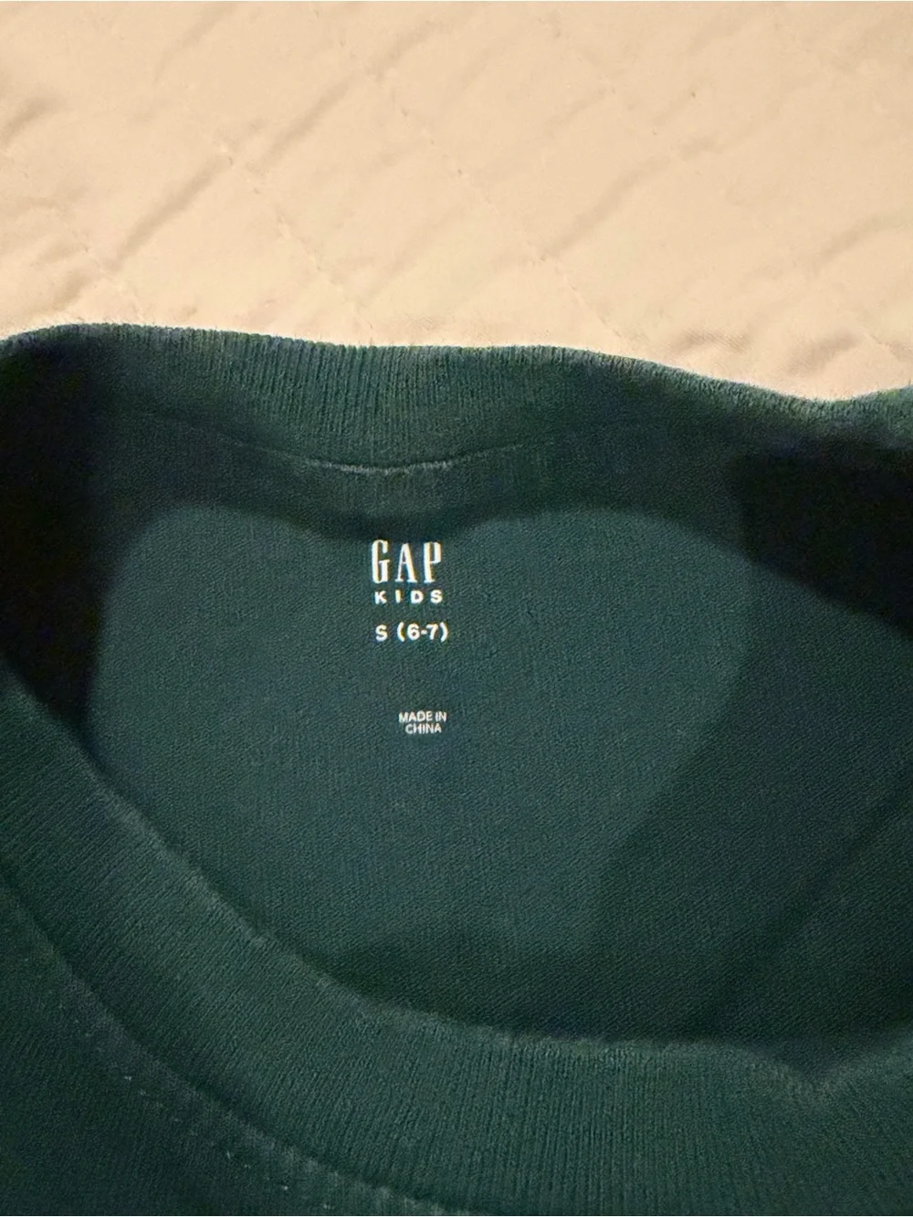 GAP Kids Graphic Tee - Dark Green with White Happy Gilmore Print